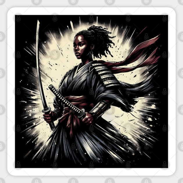 Afro Samurai Girl Sticker by Genbu